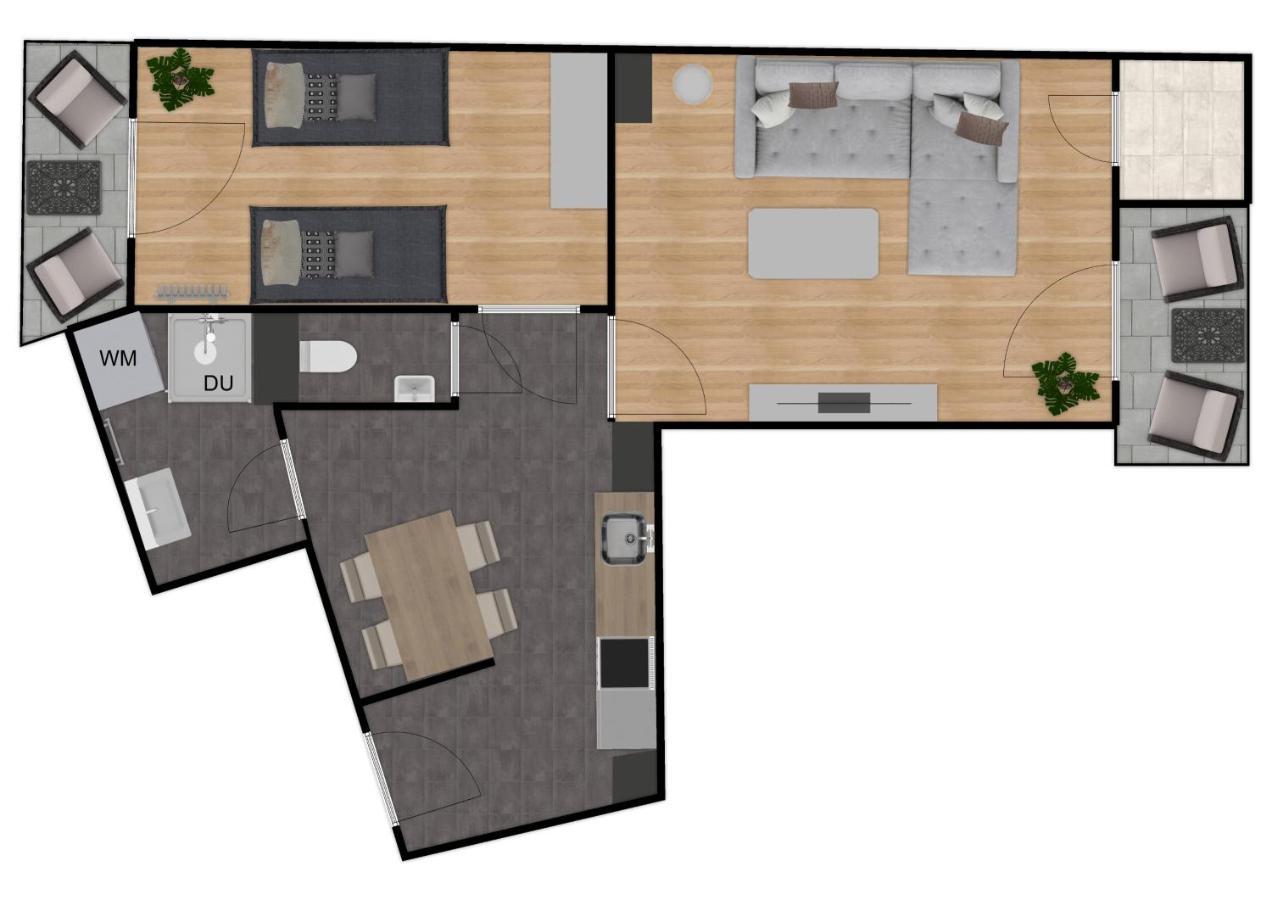 Smarte Dachgeschosswohnung Mit 2 Terrassen Direkt Am Hauptbahnhof Viyana Dış mekan fotoğraf